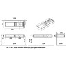 Модуль под раковину VITRA ORIGIN 120 см с выдвижным ящиком, правосторонний, дуб 65684